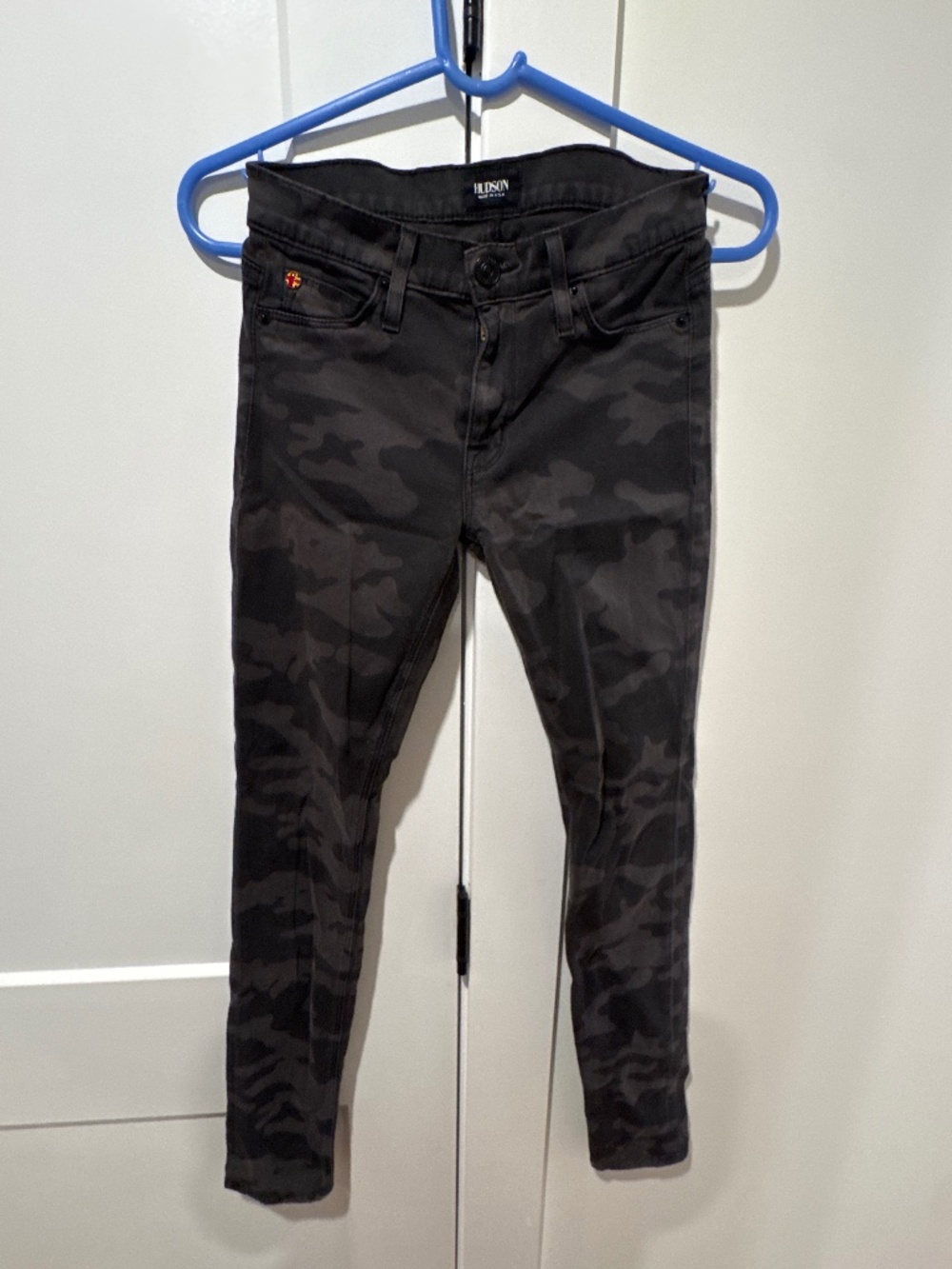 Camo Hudson Denim super skinny mid-rise